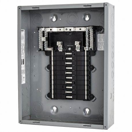 SQUARE D QO124L200PG Load Center, 200 A, 120/240 Vac, 24 Spaces, 65 Ka, 12 Max. No. Of Tandem Breakers | CU4FRF 60UM20