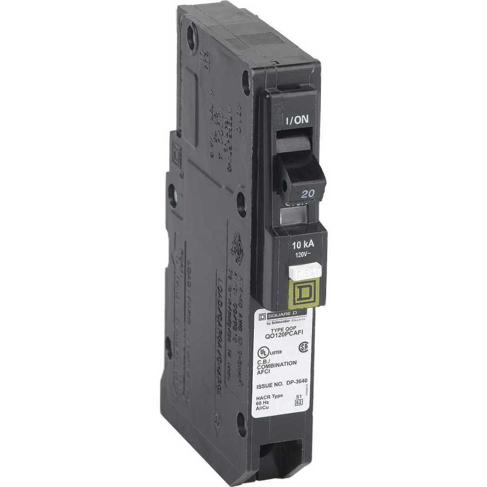 SQUARE D QO120PCAFI Miniature Circuit Breaker 20a 1 Pole 10k | AF9ZWR 30YE78