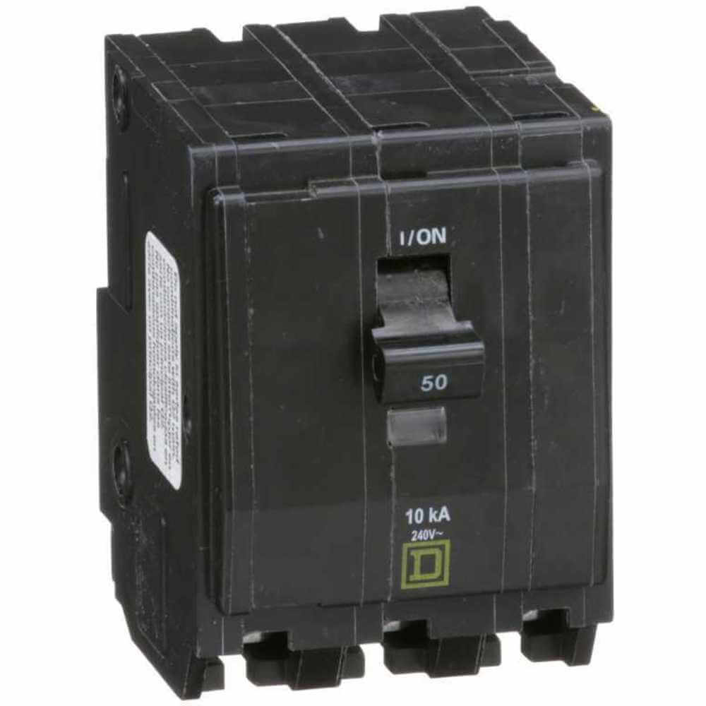 Plug-In Circuit Breaker, 50 A, 3p, 10kA, 240 VAC