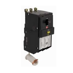 SQUARE D QOB350GFI Miniature Circuit Breaker, 50A, 3P, 10kAIC, Pigtail | CE6HRV
