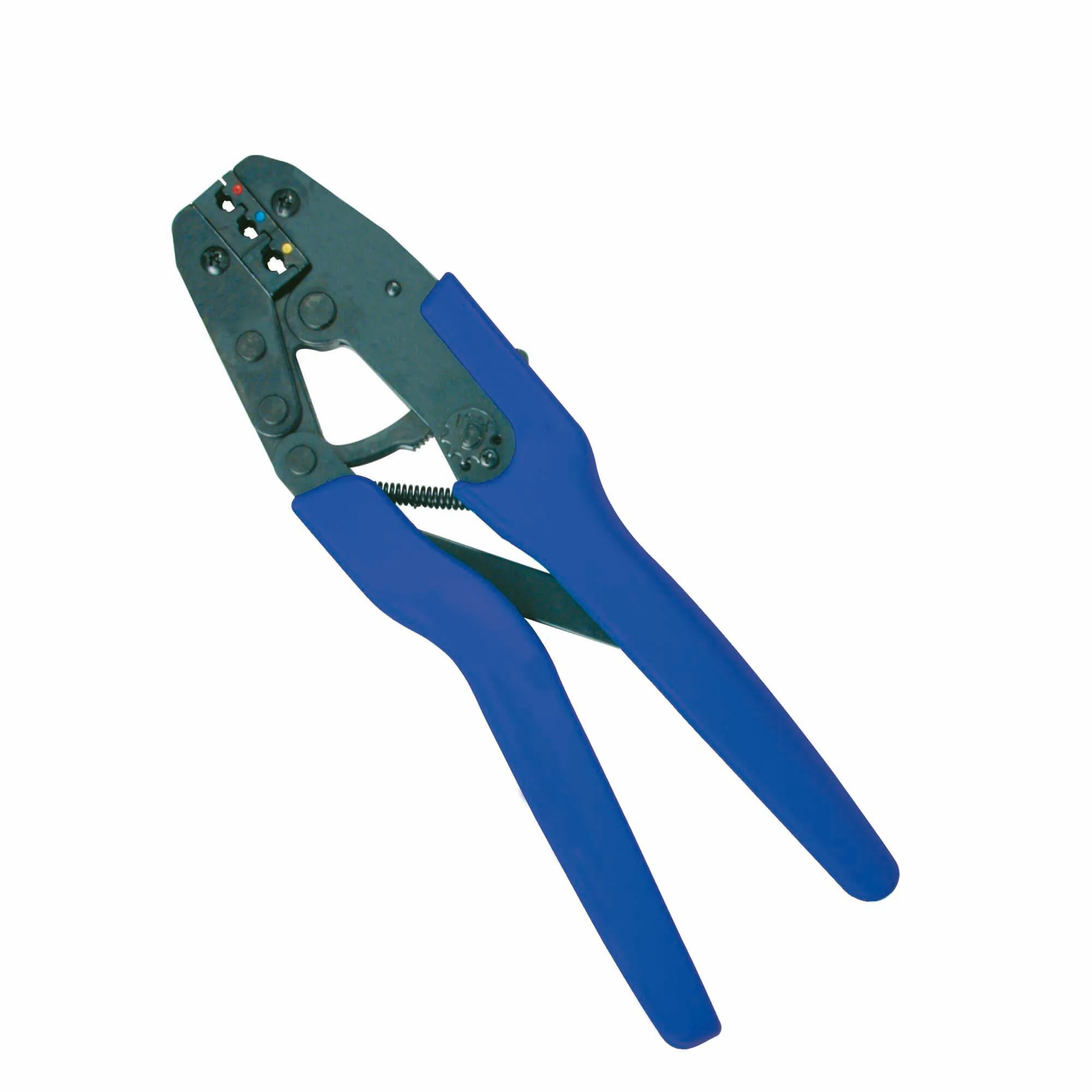 Ratchet Crimping Tool, Manual Type, 22 To 10 AWG Cable/Wire Size, Palm Grip Handle Type
