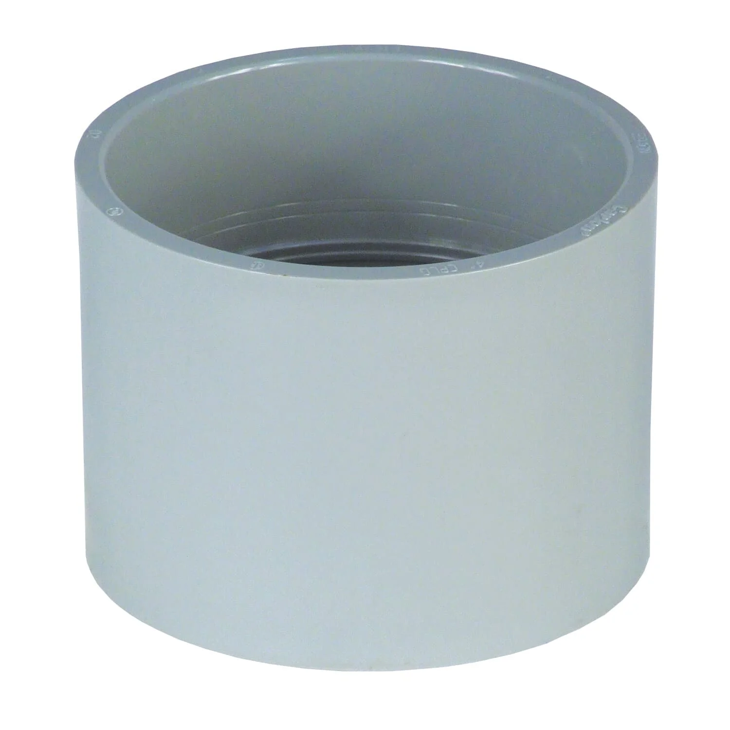 Standard Coupling, 3 Inch Size, PVC, Gray