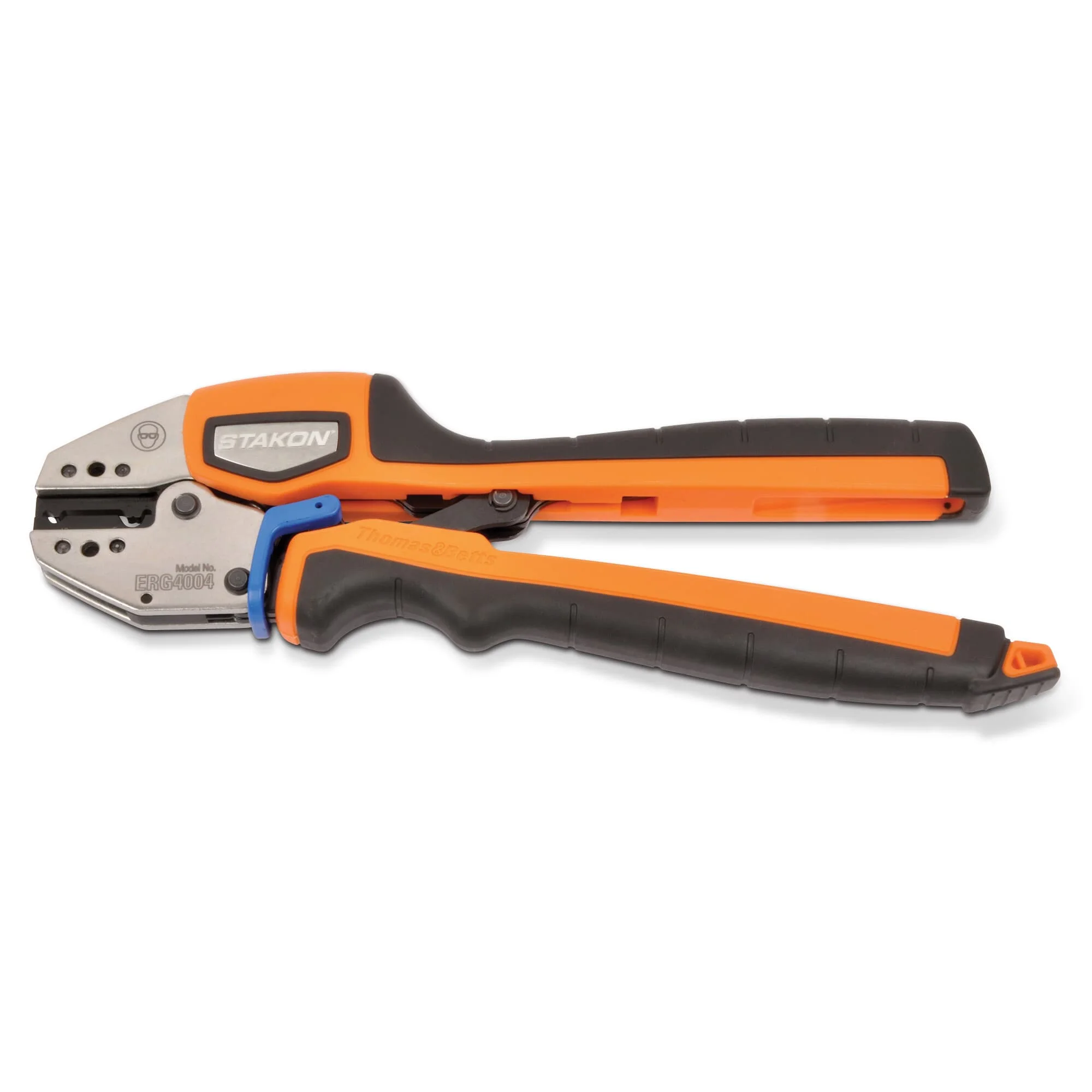 Crimping Tool, 12 To 10 AWG Cable/Wire Size, Ergonomic/Palm Grip Handle Type