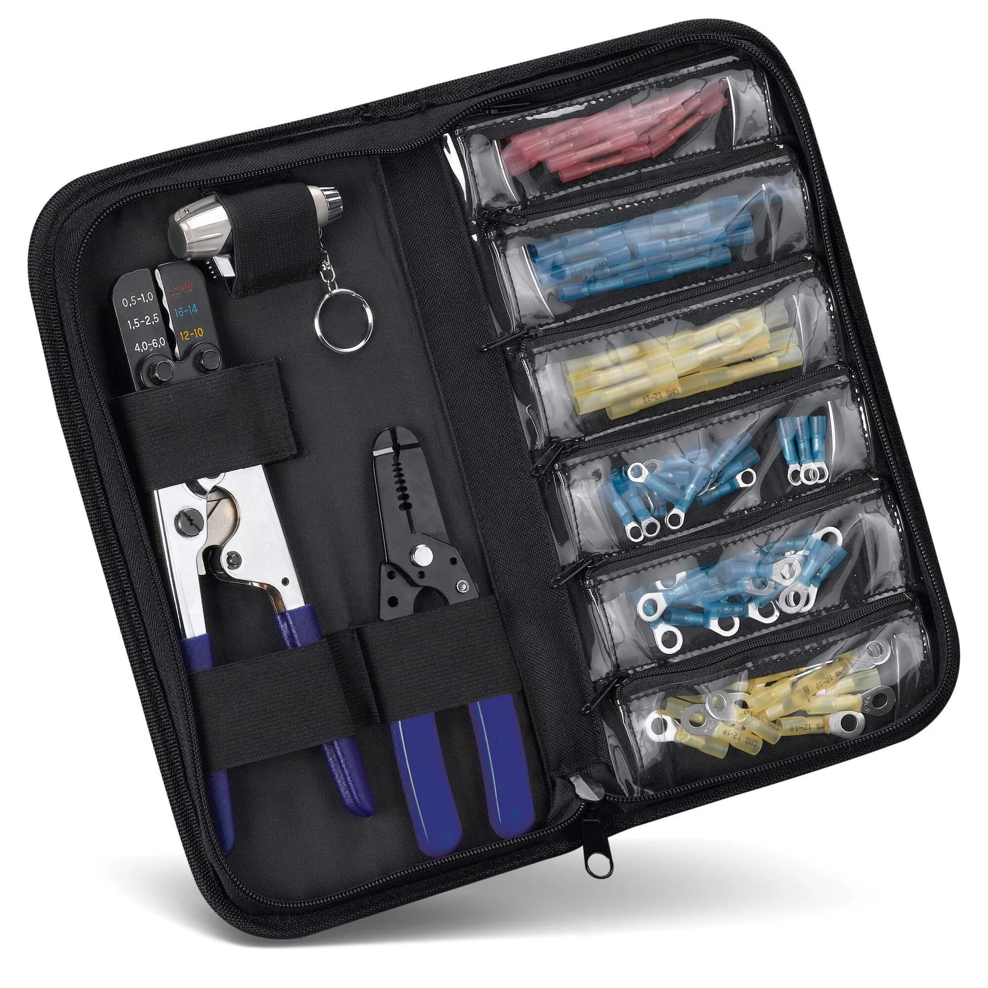 THOMAS & BETTS STAPOUCH-HS Locking Fork Terminal, Vinyl Insulated Spade, 16-14 Wire, #8 Stud, 18-14 Size | BK9PYY