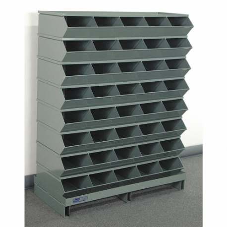 STACKBIN 3-240SSPB Sectional Stacking Bin Unit, 37 Inch X 3 1/8 Inch X 46 1/2 Inch Size, Pallet | CU4GUW 45NJ09