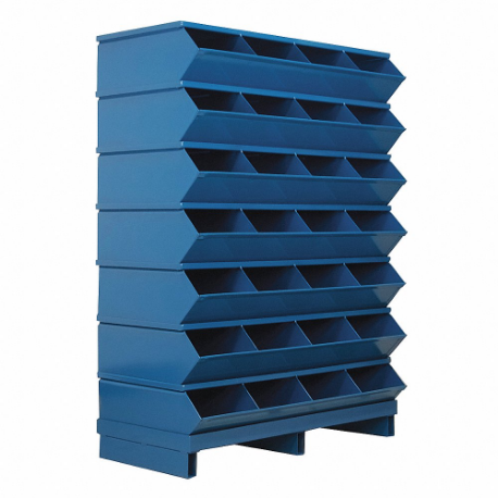 STACKBIN 3-328SSPB Sectional Stacking Bin Units, 37 Inch X 3 1/8 Inch X 50 7/8 Inch Size, Pallet | CU4GUN 45NJ20