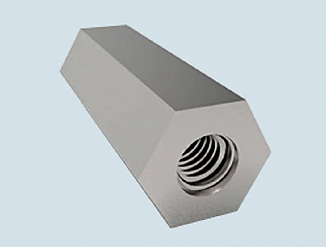 Stafford Mfg 18L600 Threaded Hexagonal Standoff, 6 Inch Total Length, Steel | CJ6JZU