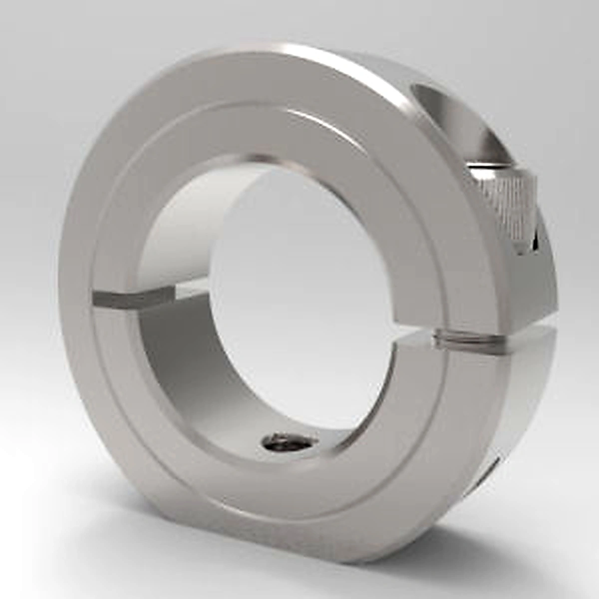 Stafford Mfg 19S106MT Shaft Mounting Collar, 1 Piece Split, Clamp Type, 1-3/8 Inch Bore, SS | CJ6JLY