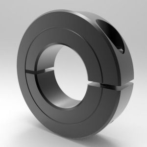 Stafford Mfg 1L002 Shaft Collar, 1 Piece Split, Clamp Type, 1/8 Inch Bore, Steel | CJ6CVH