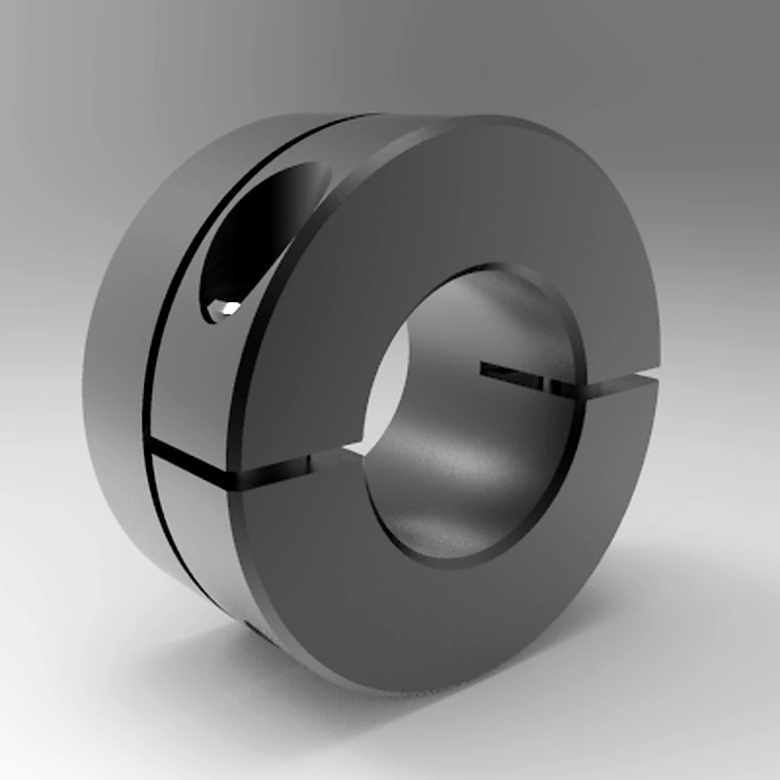 Stafford Mfg 1L100ACG Shaft Collar, 1 Piece Split, Hardened And Ground, 1 Inch Bore, Steel | CJ6JPL