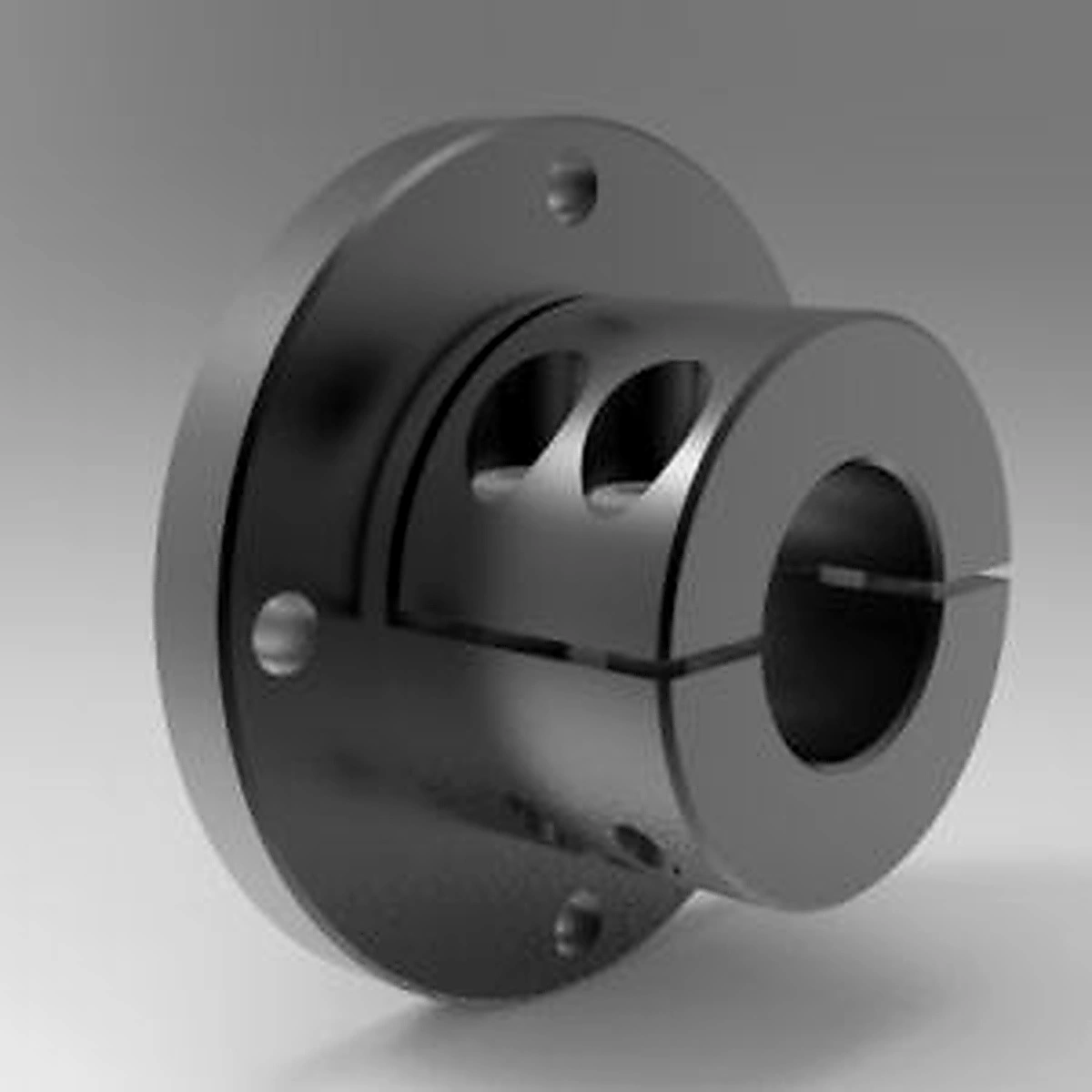 Stafford Mfg 1L100MXR Flanged Shaft Mount, 1 Inch Bore, Steel | CJ6KQM