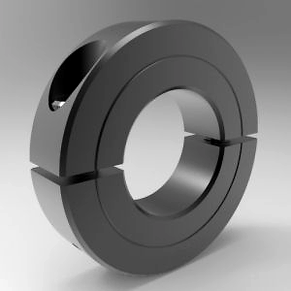 Stafford Mfg 2L006 Shaft Collar, 2 Piece Split, Clamp Type, 3/8 Inch Bore, Steel | CJ6DQZ