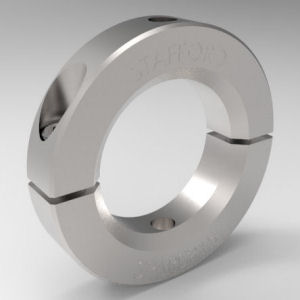 Stafford Mfg 3-DM2A200 Master Collar, 1 Piece Split, 2 Inch Bore, 1-3/4 Inch Max. Insert I.D., Aluminum | CJ6KWT