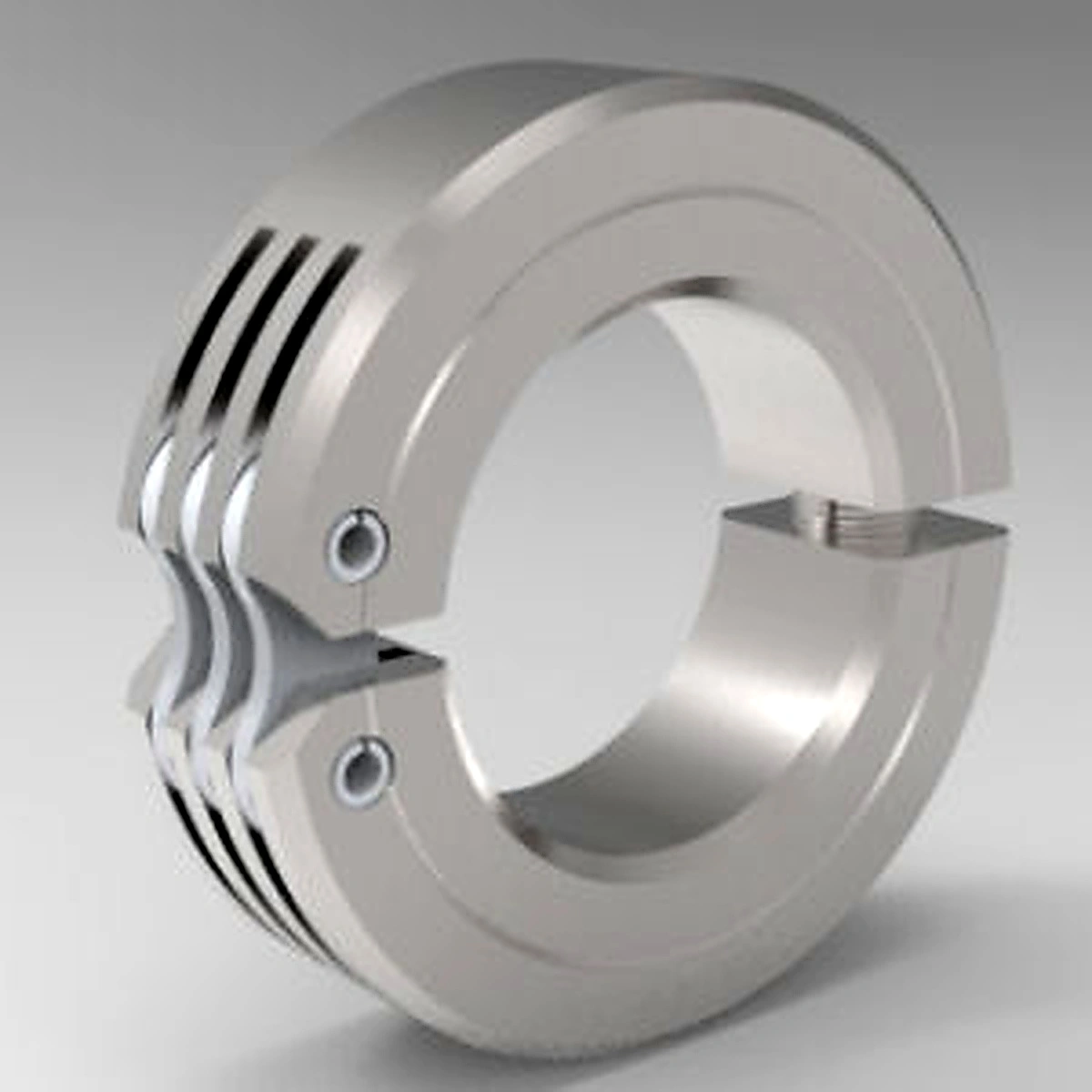 Stafford Mfg 32S200H Shaft Collar, Hinge Type, 2 Inch Bore, SS | CJ6LTB