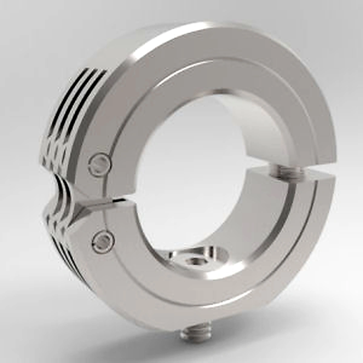 Stafford Mfg 32S105HPCP Pipe Mounting Collar, Hinge Type, 1.330 Inch Bore, SS | CJ6JJG