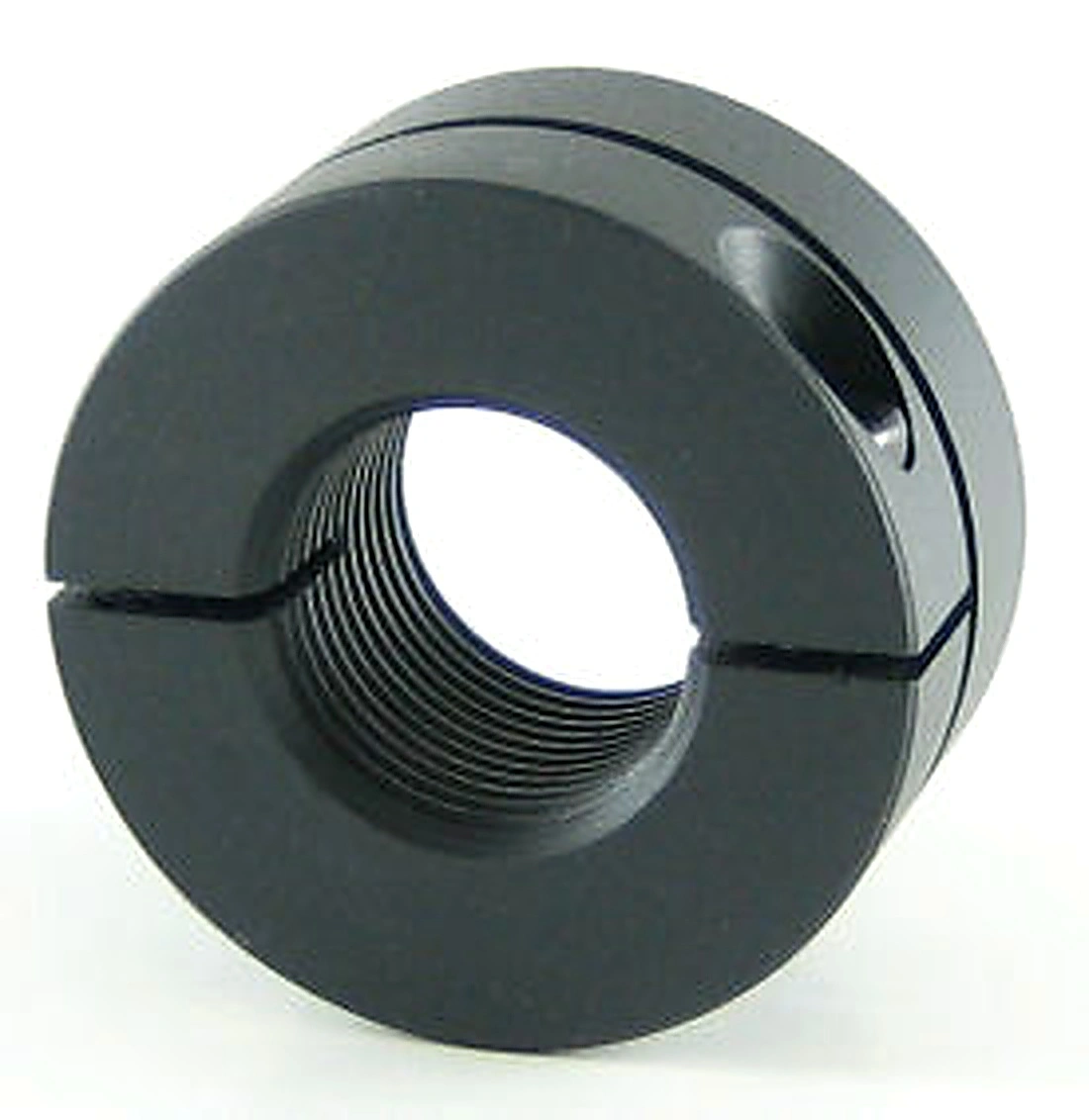 Stafford Mfg 3L100ACM Threaded Shaft Collar, 1 Piece Split, Clamp Type, 1-14 Inch Threaded Bore, Steel | CJ6JQK
