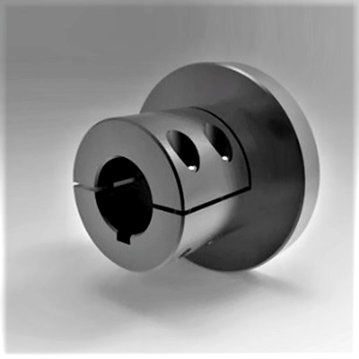 Stafford Mfg 5EFS008REMK Shaft End Flanged Adapter, With Keyway, Machinable, 1/2 Inch I.D., SS | CJ6LBH