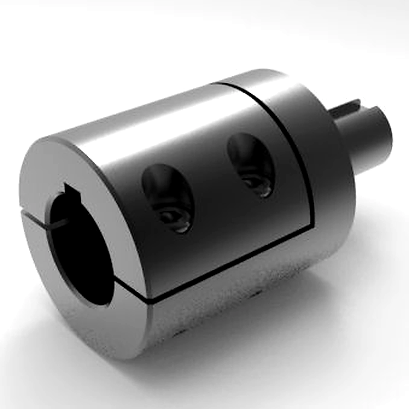 Stafford Mfg 5ERL012K Shaft Adapter Coupling, Step Down Type, Keyway, 3/4 Inch Bore, 1/2 Inch Shaft Dia., Steel | CJ6GQL