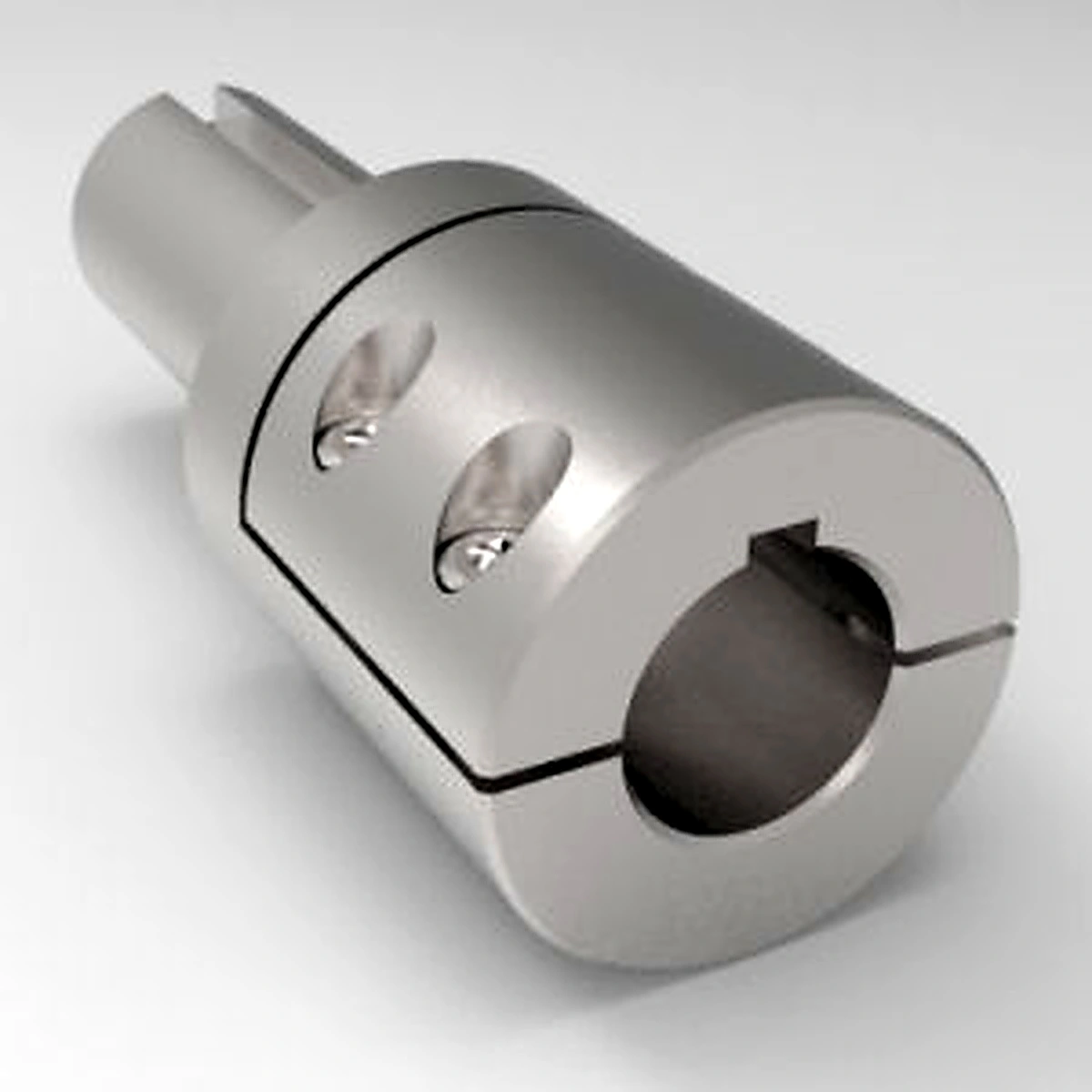 Stafford Mfg 5ES100K Shaft Adapter Coupling, Keyway, Step Up Type, 1 Inch Bore, 1-1/4 Inch Shaft Dia., SS | CJ6GQA