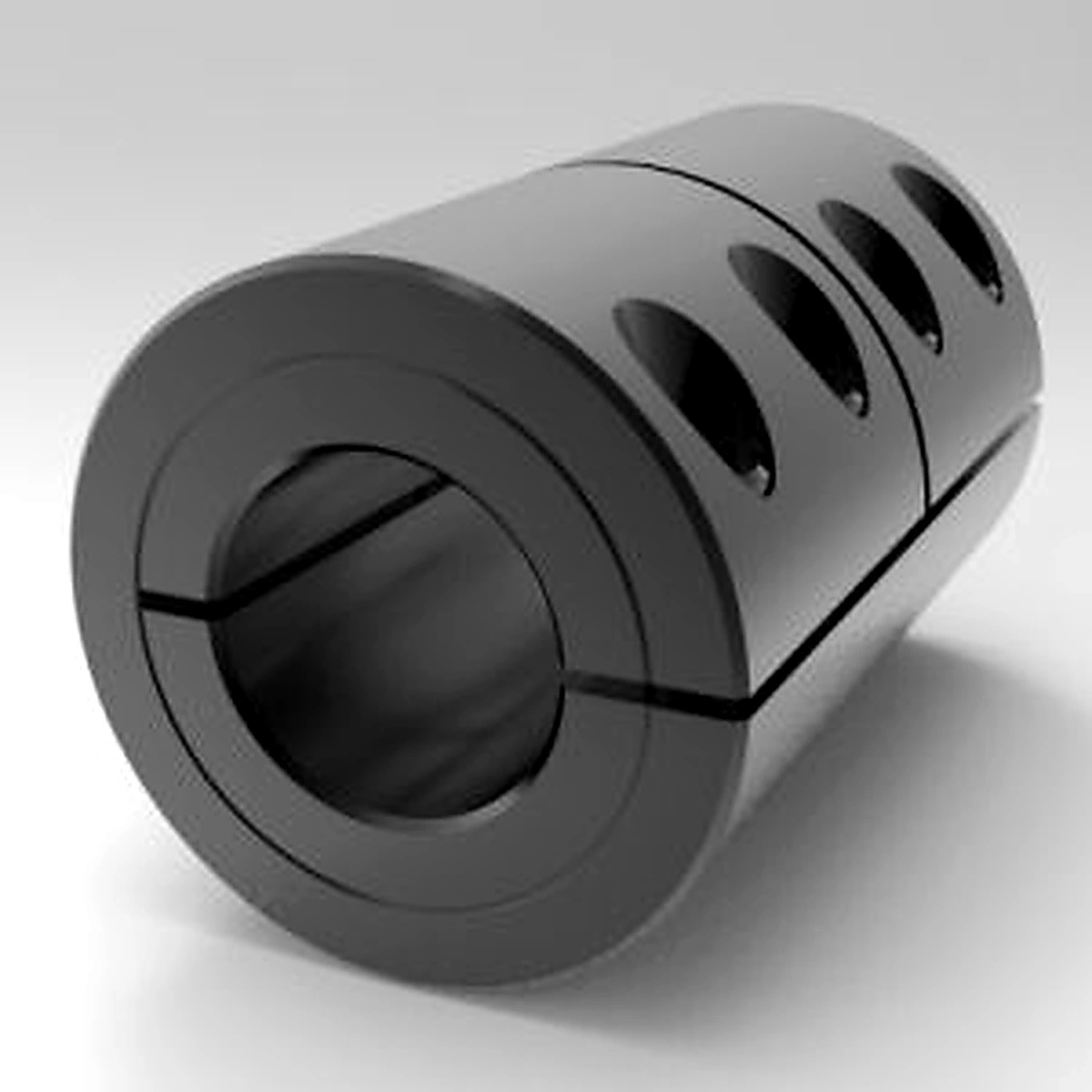Stafford Mfg 5L100012 Rigid Shaft Coupling, 1 Piece Split, Clamp Type, 1 x 3/4 Inch Bore, Steel | CJ6FXQ