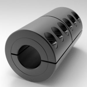 Stafford Mfg 5L012012HD Rigid Shaft Coupling, Heavy Duty, 1 Piece Split, Clamp Type, 3/4 x 3/4 Inch Bore, Steel | CJ6GCA