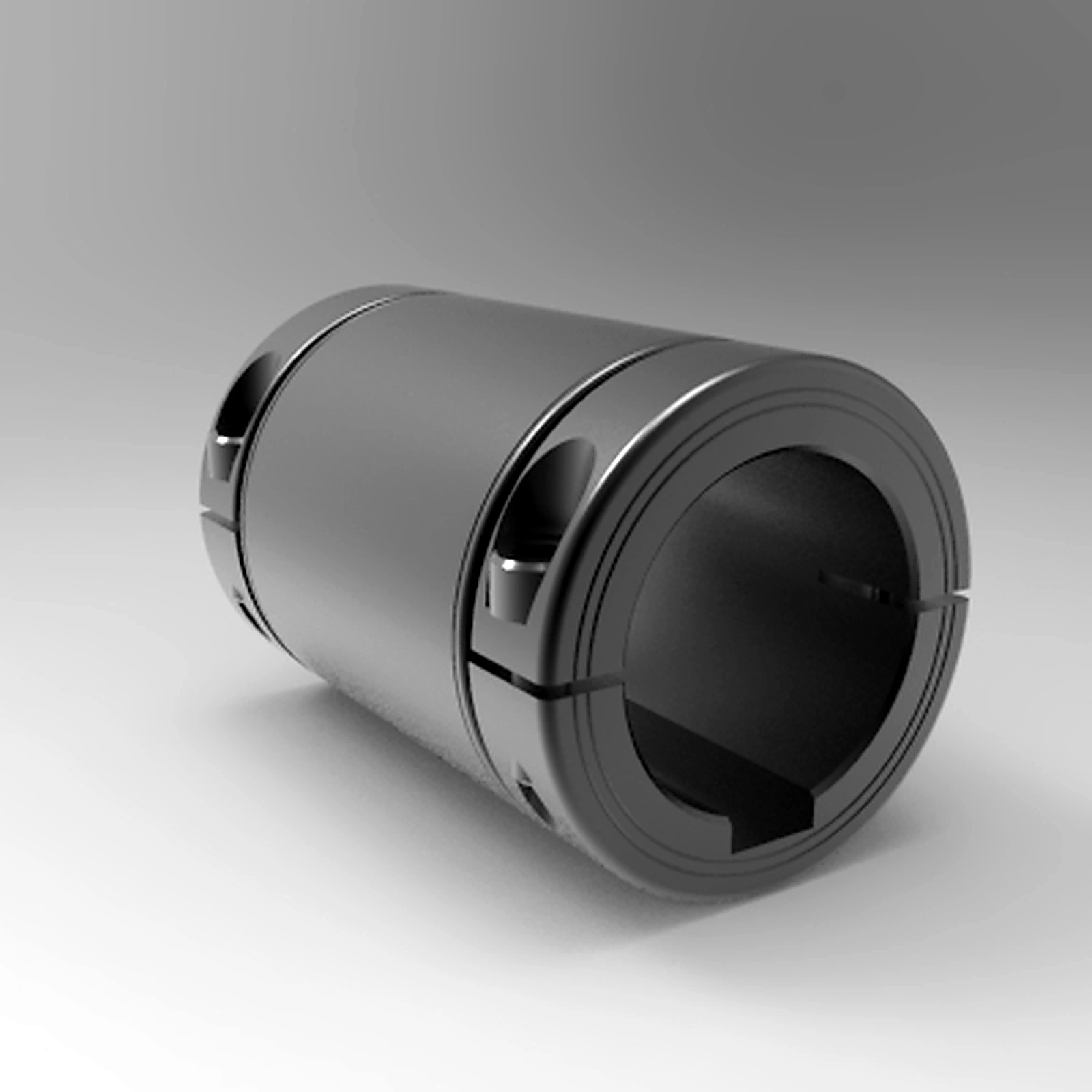 Stafford Mfg 5LM020020KPSC Precision Sleeve Coupling, 1 Piece Split, With 6mm Keyway, 20mm I.D., Steel | CJ6GZJ