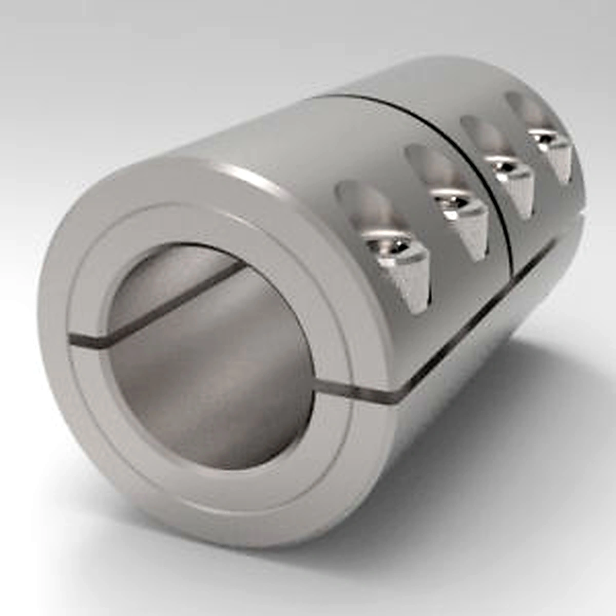 Stafford Mfg 5SM006006 Rigid Shaft Coupling, 1 Piece Split, Clamp Type, 6 x 6mm Bore, SS | CJ6HGJ