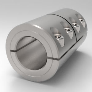 Stafford Mfg 7S010010 Rigid Shaft Coupling, 1 Piece Split, Clamp Type, 5/8 x 5/8 Inch Bore, SS | CJ6GAX