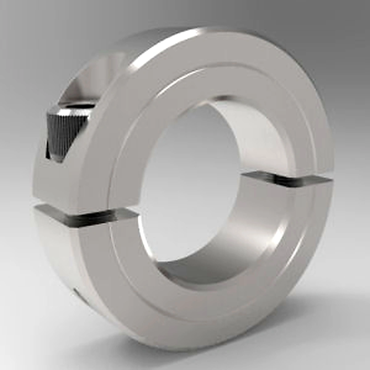 Stafford Mfg 8A014 Shaft Collar, 2 Piece Split, Clamp Type, 7/8 Inch Bore, Aluminum | CJ6EFM