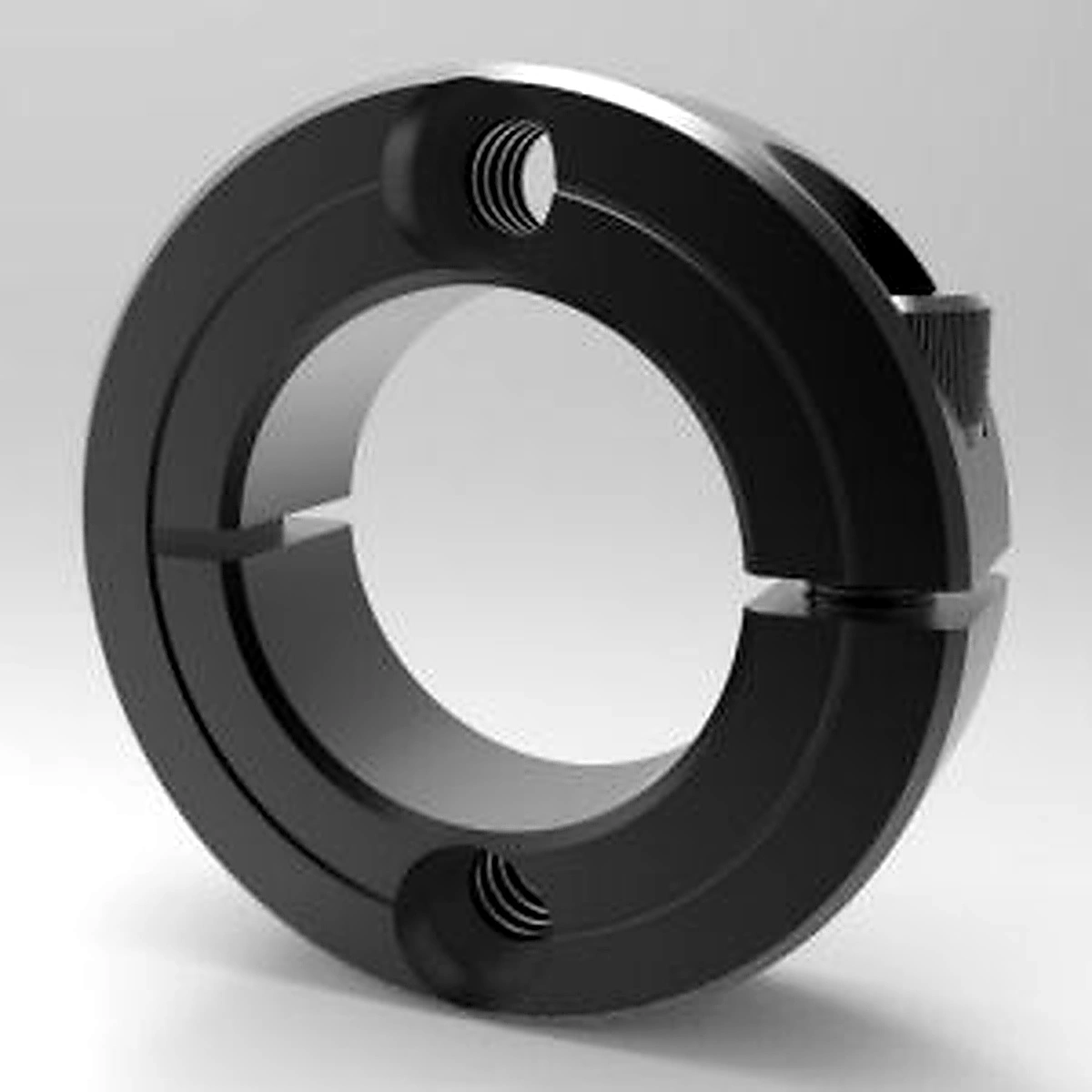 Stafford Mfg FC1LM035 Metric Face Mounting Shaft Collar, 1 Piece Split, Clamp Type, 35mm Bore, Steel | CJ6HQR