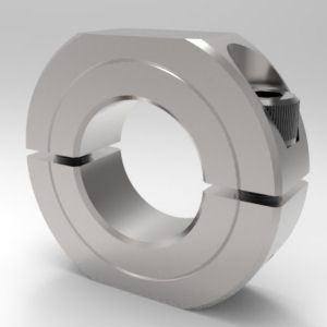 Stafford Mfg WC2A204 Wrenching Collar, 2 Piece Split, Clamp Type, 2-1/4 Inch Bore, Aluminum | CJ6KTZ