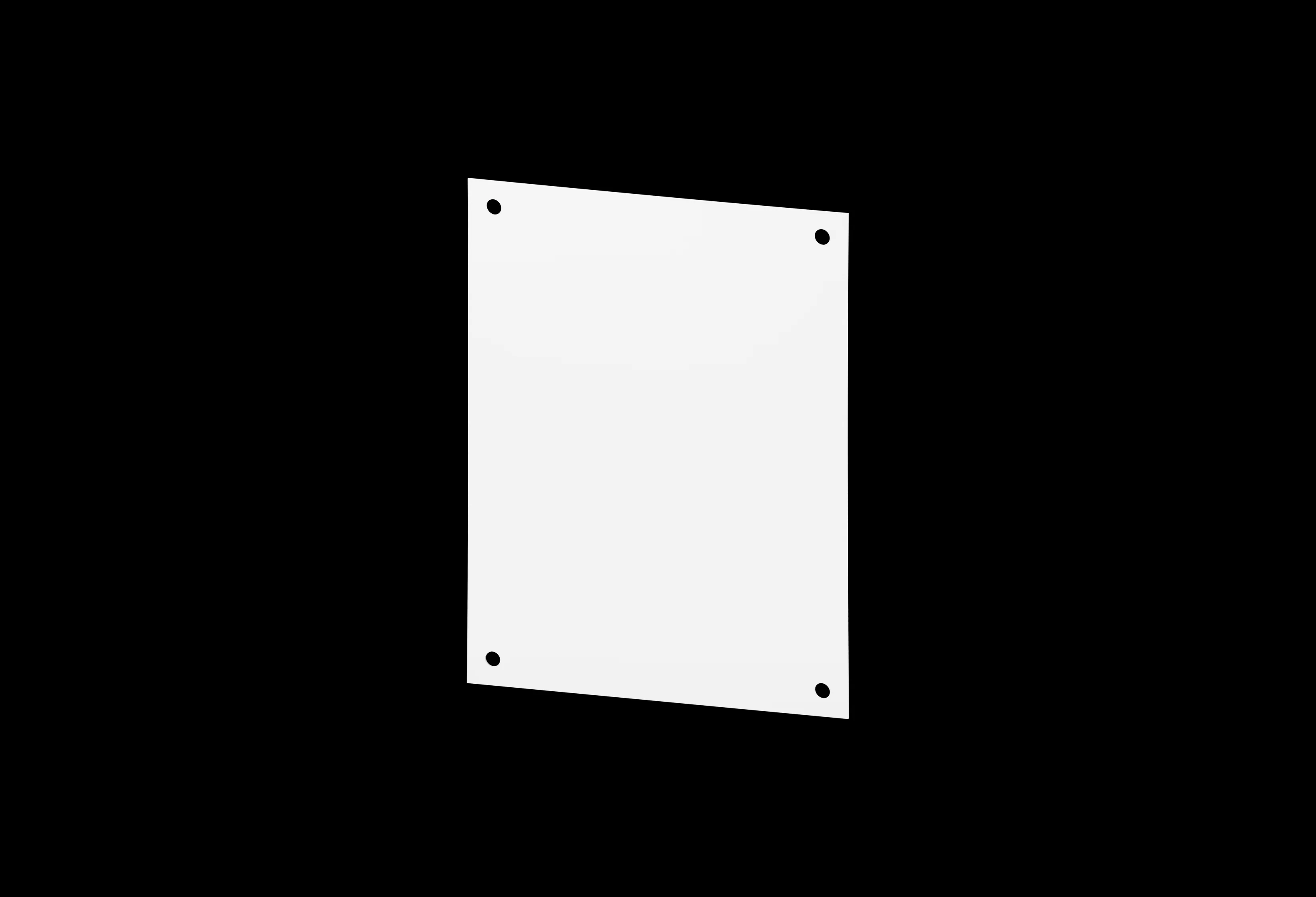 STAHLIN BP2016CS Subpanel, Carbon Steel, White, Powder Coat Finish | CV8AJC
