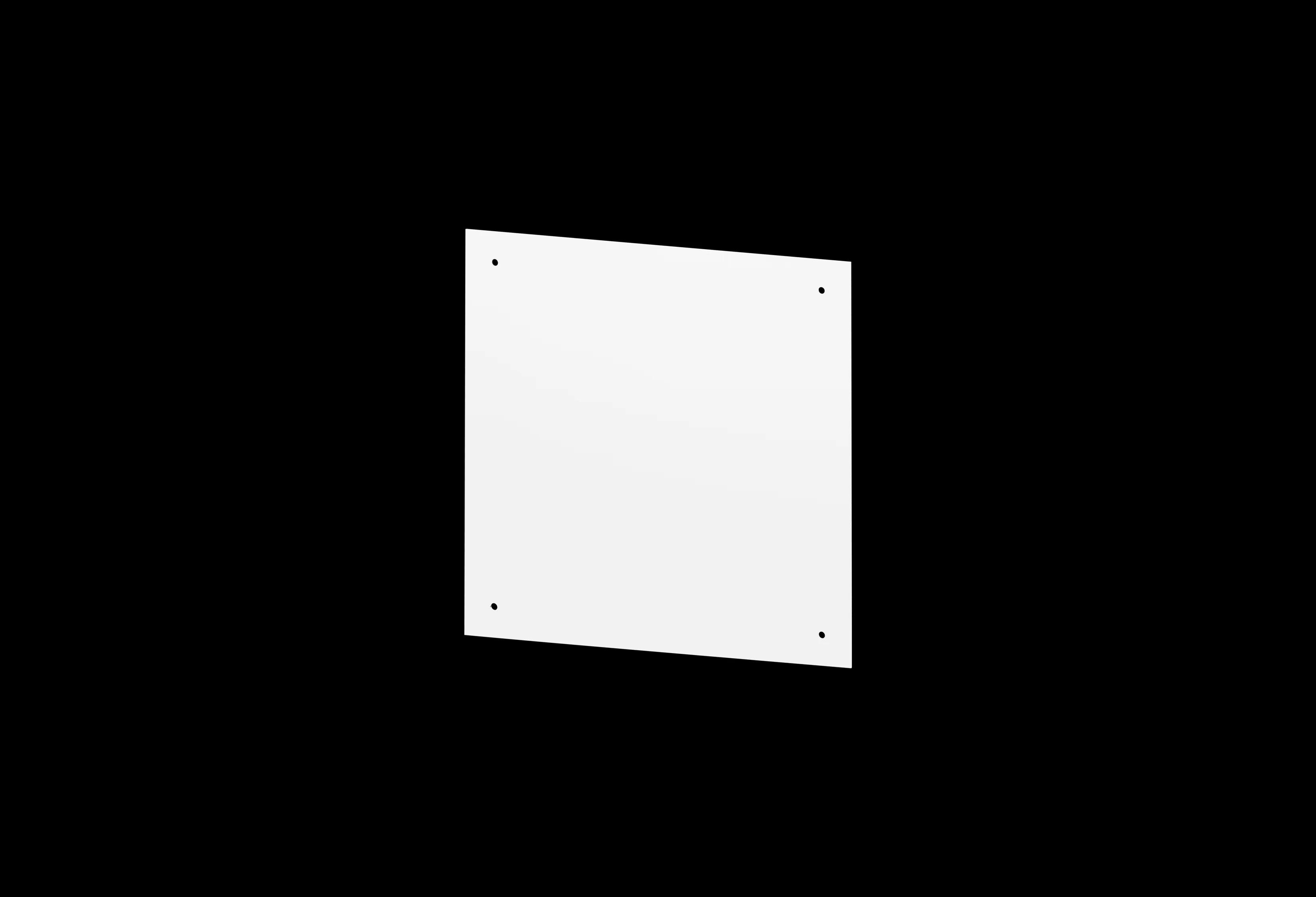 STAHLIN BPJ2020CS Subpanel, Carbon Steel, White, Powder Coat Finish | CV8AKH