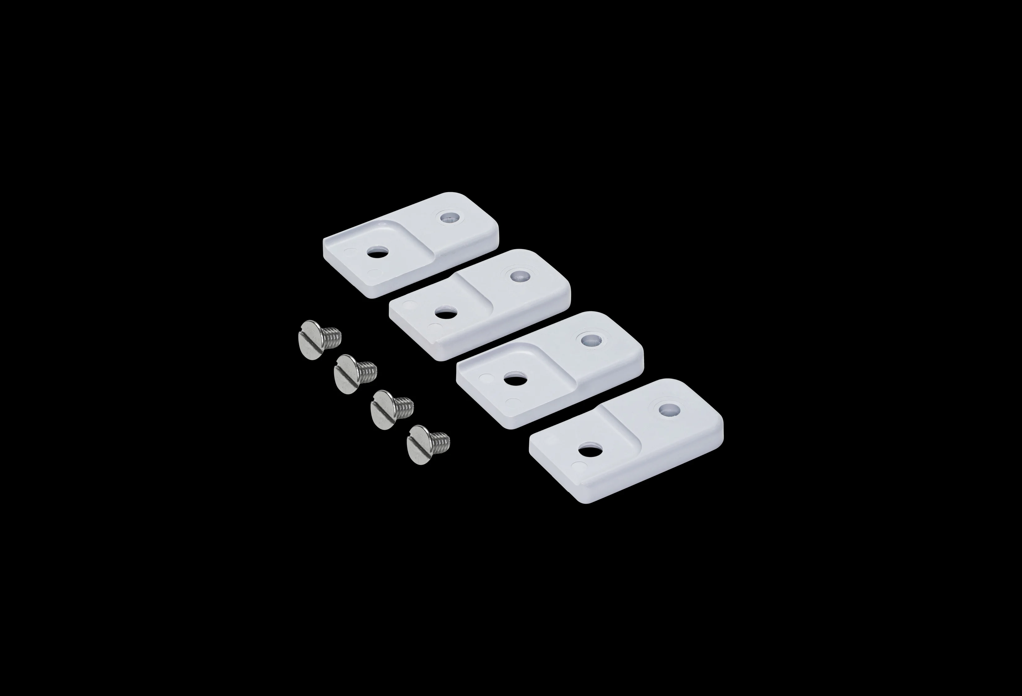 STAHLIN CLMTGFTKIT Mounting Feet Kit, Fiberglass-Reinforced Plastic | CV7LVK
