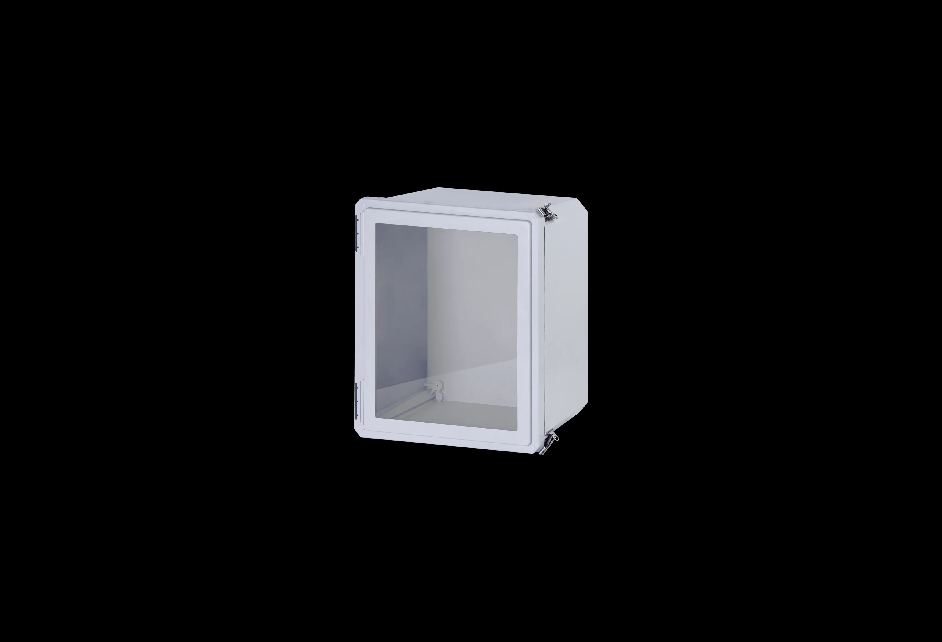 STAHLIN DSW161408HLL Enclosure, 16 x 14 x 8 Inch Size, Wall Mount, Fiberglass Reinforced Polyester, Gray | CV7JZT