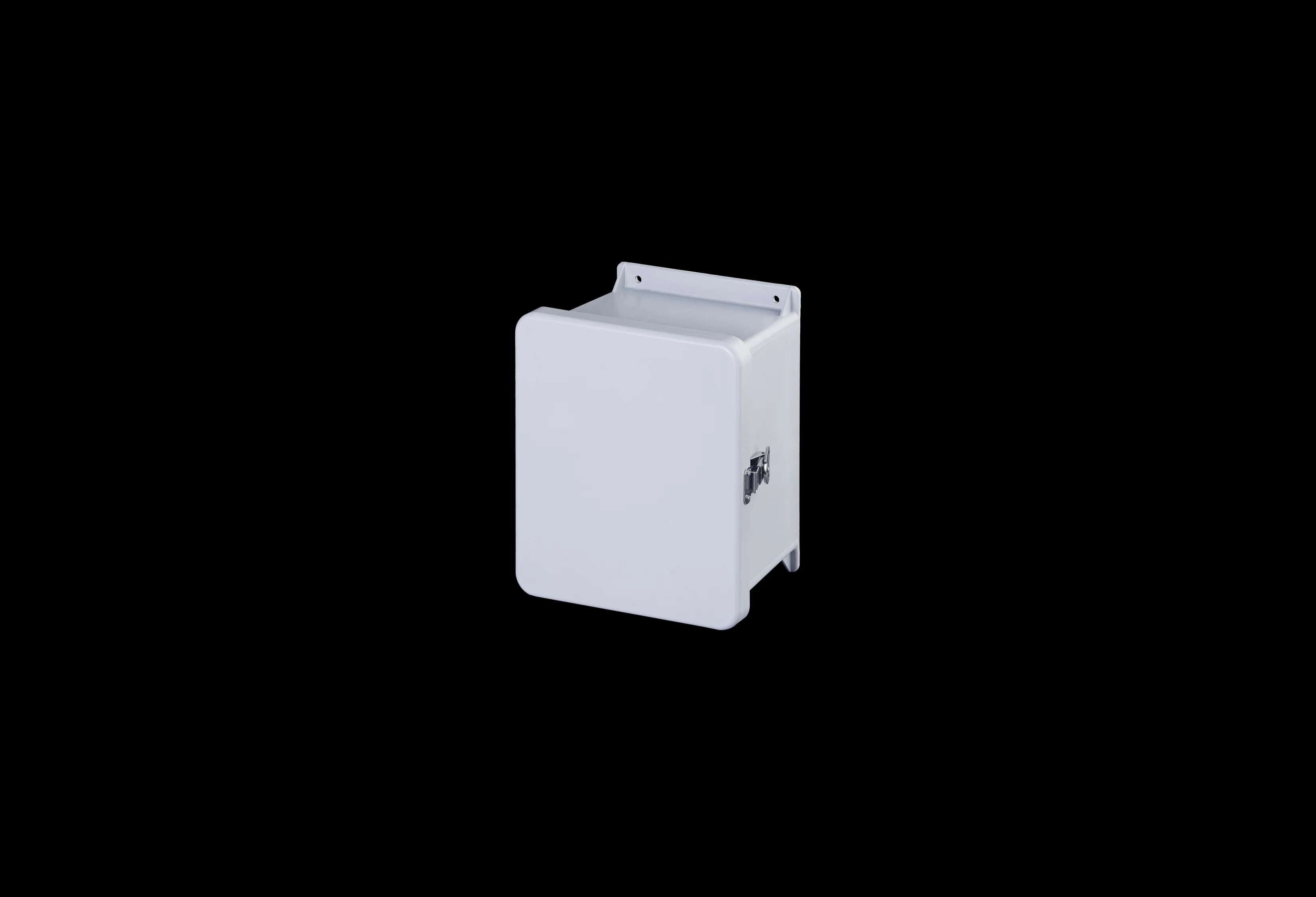 STAHLIN J100806HLL Enclosure, 10 x 8 x 6 Inch Size, Wall Mount, Fiberglass Reinforced Polyester, Gray | CV7LAG