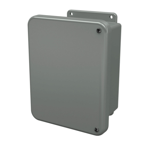 STAHLIN J806HW Enclosure, 8 x 6 x 4 Inch Size, Wall Mount, Fiberglass Reinforced Polyester, Gray | CV7LCP