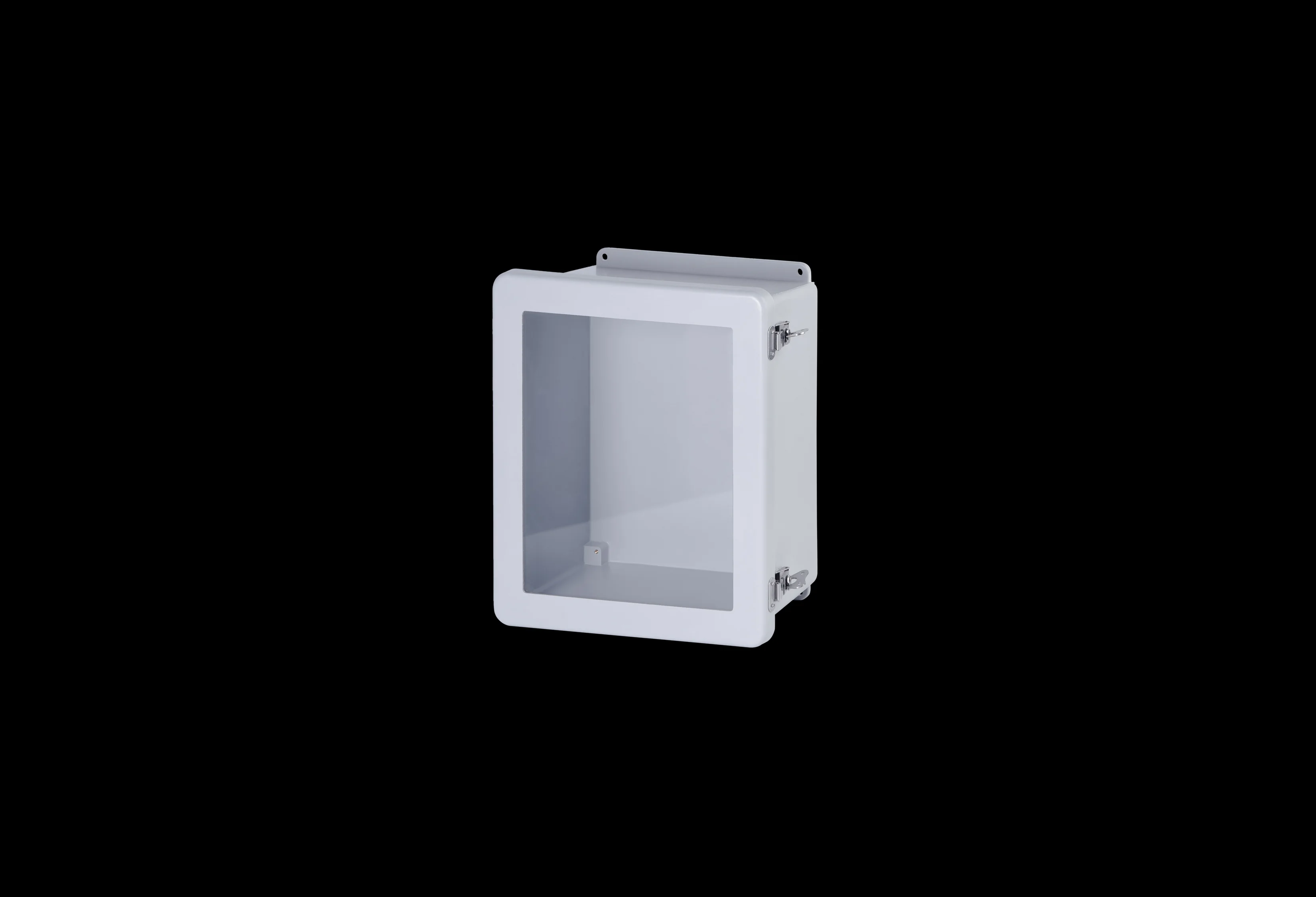 STAHLIN JW1412HLL Enclosure, 14 x 12 x 6 Inch Size, Wall Mount, Fiberglass Reinforced Polyester, Gray | CV7LDB