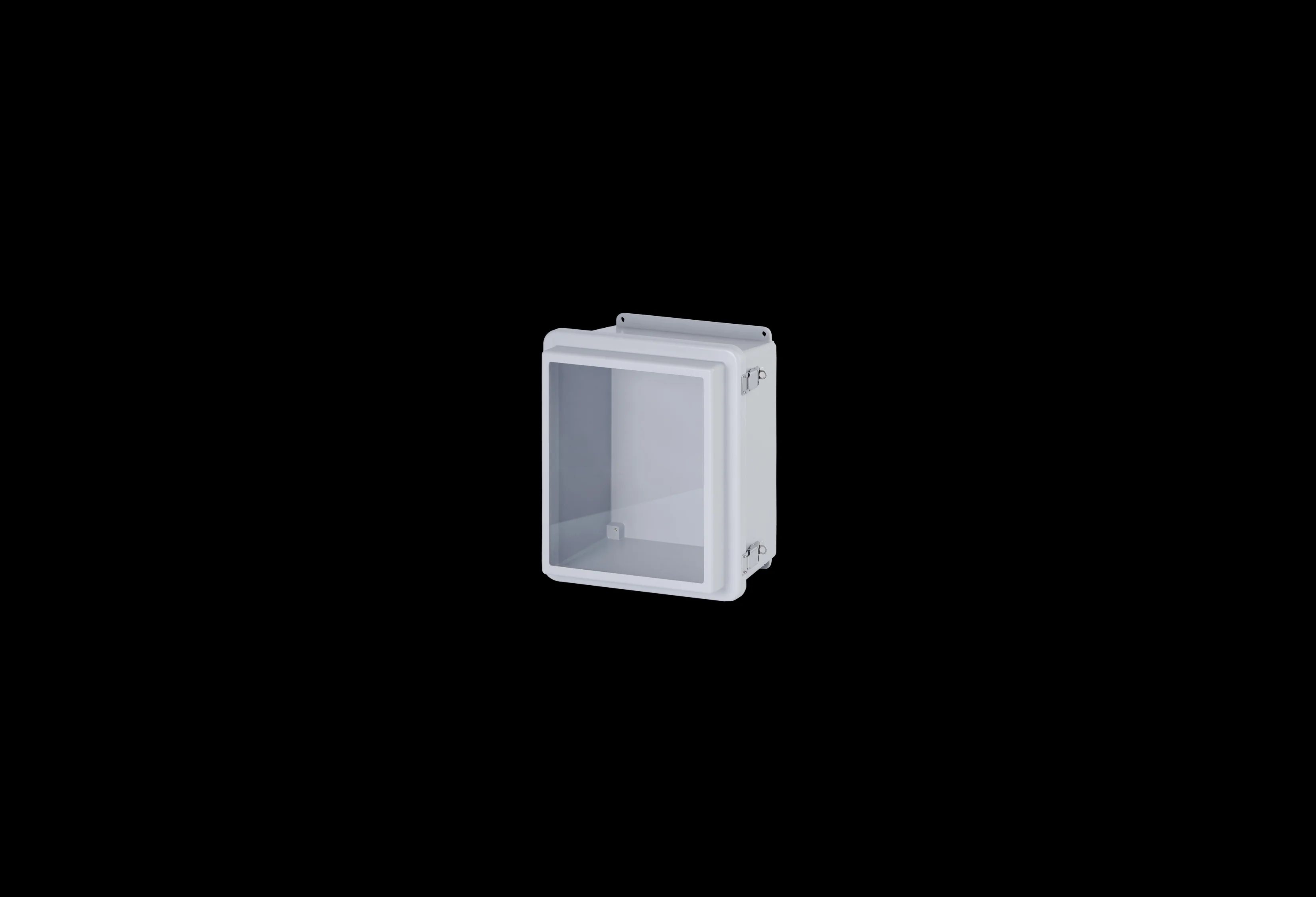 STAHLIN RJW1412HPL Enclosure, 14 x 12 x 7 Inch Size, Wall Mount, Fiberglass Reinforced Polyester, Gray | CV7LJL