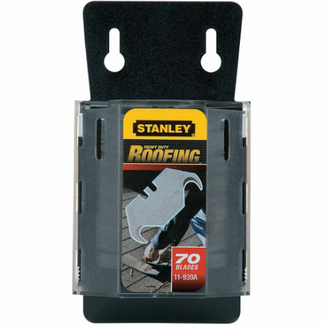 STANLEY 11-939A Utility Blade, 1 7/8 Inch Blade Length, 3/4 Inch Blade Width, 0.03125 Inch Blade Thickness | CU4KAD 1XDK7