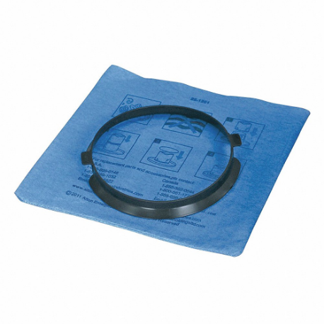 STANLEY 19-1500 Blue Cloth Reusable Filter, w/Clamp Ring | CU4KBC 50MR40