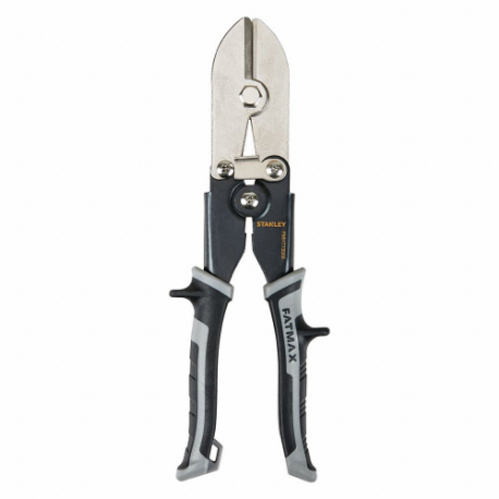 Sheet Metal Crimper, 5 Blades, Deluxe Cushion Grip, 1 1/4 Inch Jaw Depth, 12 Inch Length