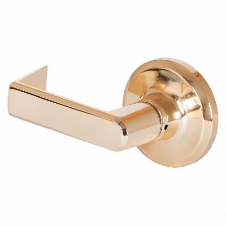 STANLEY QTL220E605 Lever Lockset, Grade 2, Qtl220 Sierra, Bright Brass | CU4JEU 45DH62