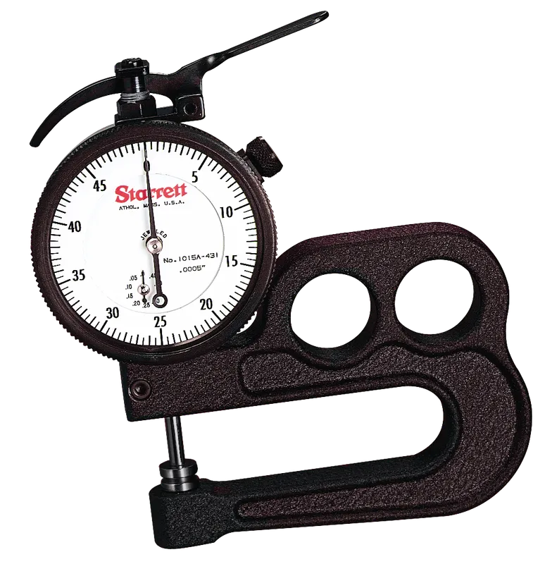 STARRETT 1015A Dial Thickness Gage 0-0.500 In | AC4GZX 2ZUN2 / 53119