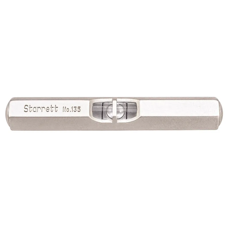 Pocket Level, 2-1/2 Inch Length, Nickel Plated Finish