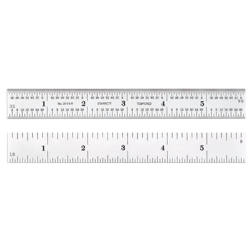 STARRETT 1604R-6 Rule, 6 Inch Size | CU4NZX 30A970