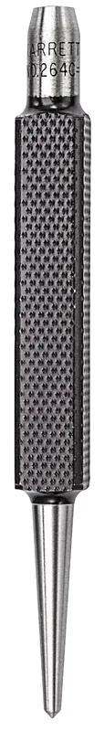STARRETT 264C Center Punch, 3/32 Inch Tip Size, 3 3/4 Inch Overall Length, 1 1/4 Inch Taper Length | CU4MVK 26Y857