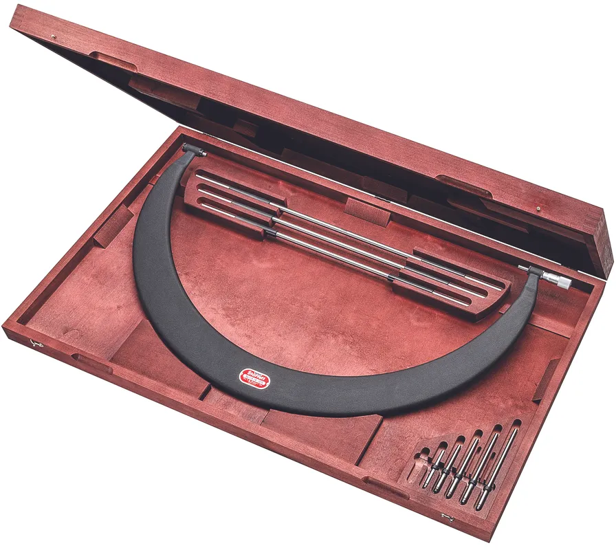 STARRETT 724LZ-30 Mechanical Interchangeable-Anvil Outside Micrometer, Mechanical, 24 Inch to 30 Inch Range | CU4NUP 30A576