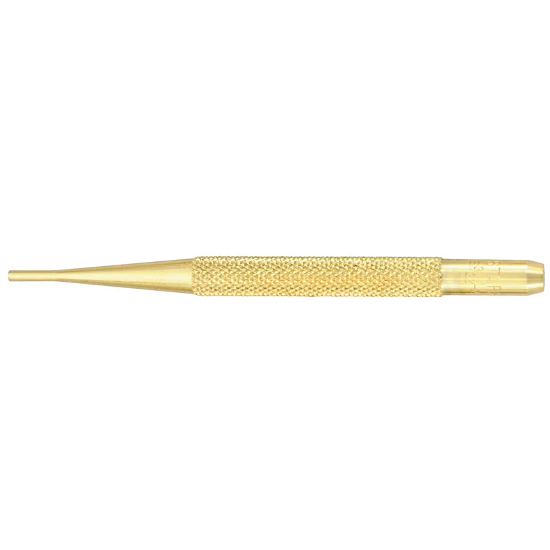 STARRETT B565B Brass Drive Pin Punch 3/32 Inch Tip 4 Inch Length | AC8HQE 3AET2 / 12466