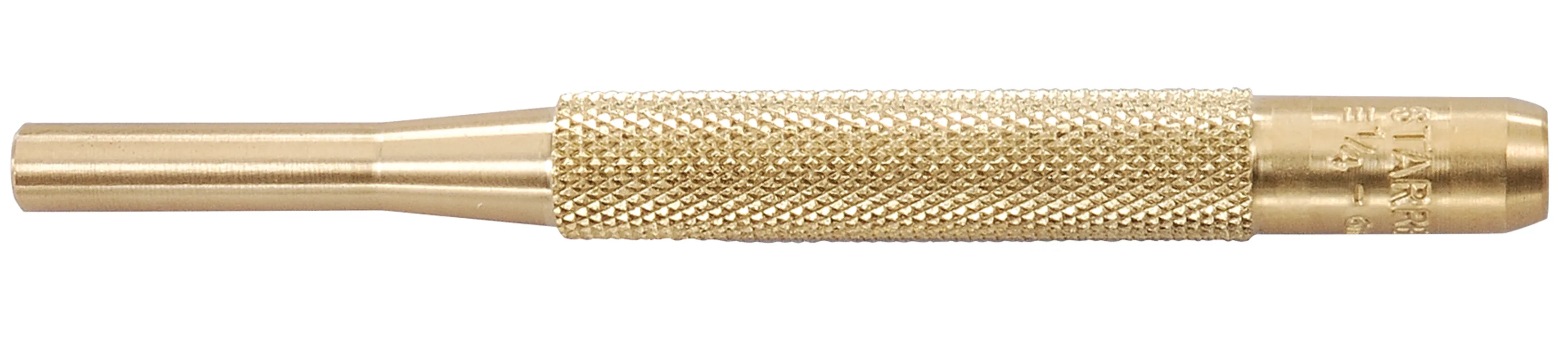 STARRETT B565G Brass Drive Pin Punch 1/4 Inch Tip 4 Inch Length | AC8HQK 3AET7 / 12471